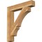 Ekena Millwork Balboa Block Rough Sawn Bracket, Western Red Cedar, 6"W x 38"D x 42"H BKT06X38X42BOA05RWR - alternate 1